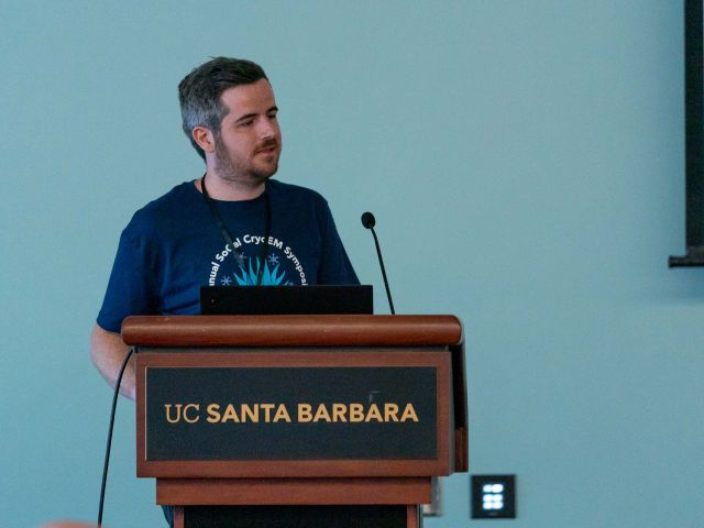 Speaker giving lecture