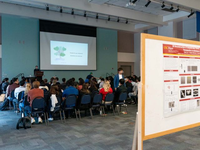 Speaker giving lecture