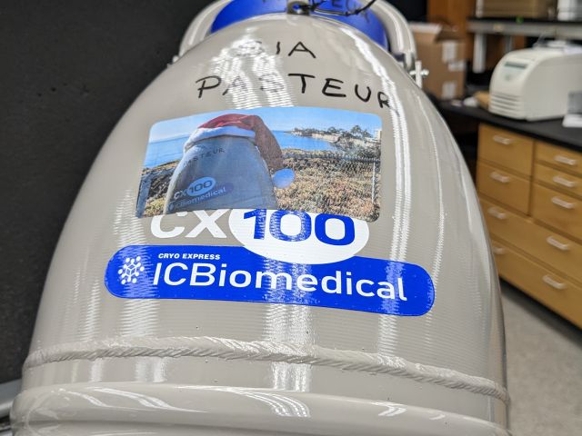 How we sent the dry shipper back