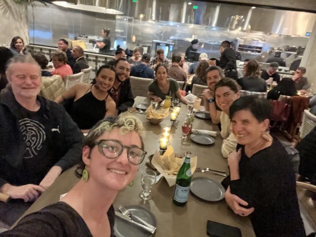 Dinner with Armel, Cecile, and Niels Volkmann