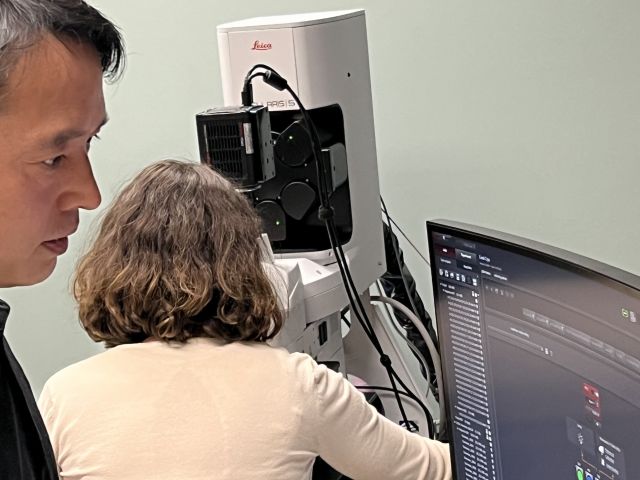 Cecile Sauvanet jumps in