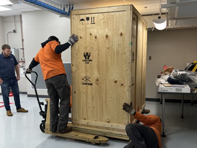 Positioning the box out of the way