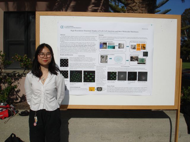 Jennifer with poster